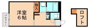 若松駅 徒歩8分 1階の物件間取画像